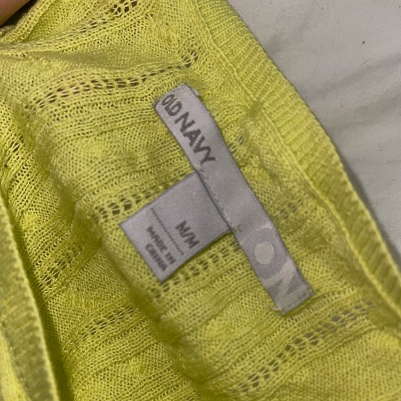 Vintage Y2K yellow knited long sleeve - Picture 3 of 3